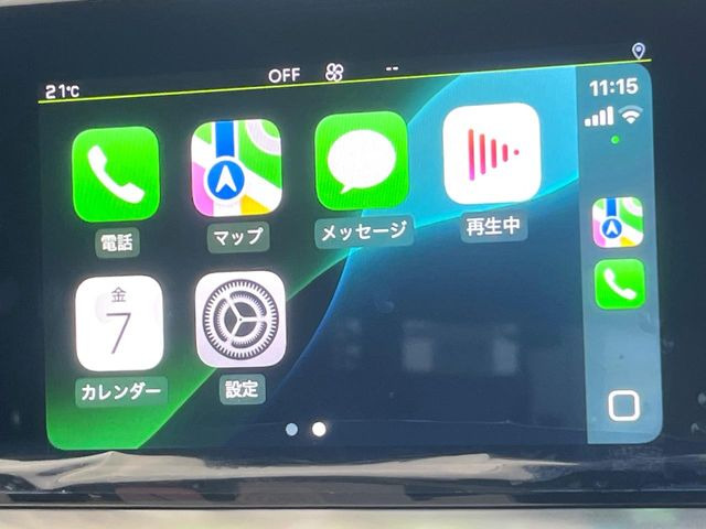 ●純正モニターはアップルカープレイ接続可能となります。