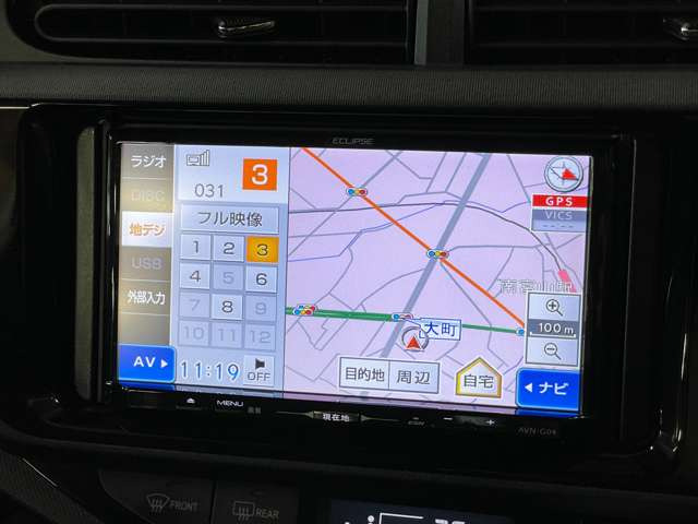 純正ナビ、社外ナビなども取り付け可能です!大きなサイズのナビを付けたい方はお気軽にお尋ねください!!