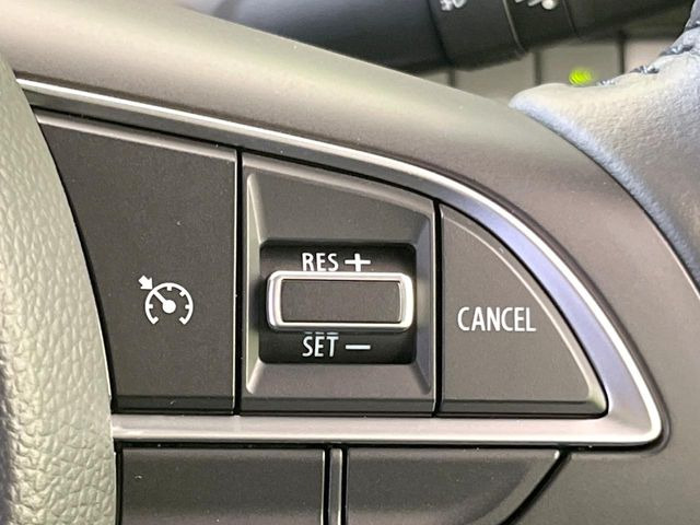 【クルーズコントロール】高速道路もラクラク走行。アクセルを離しても一定速度で走行ができ、長距離運転時の負担を軽減!加速・減速も簡単なスイッチ操作で調整できます。