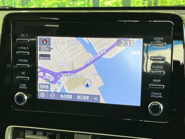 【ナビ機能付きディスプレイオーディオ】ナビ機能搭載の他、お持ちのスマートフォンと連携して、ナビやbluetoothでの音楽再生が可能です♪デザインはもちろん操作性も良好!