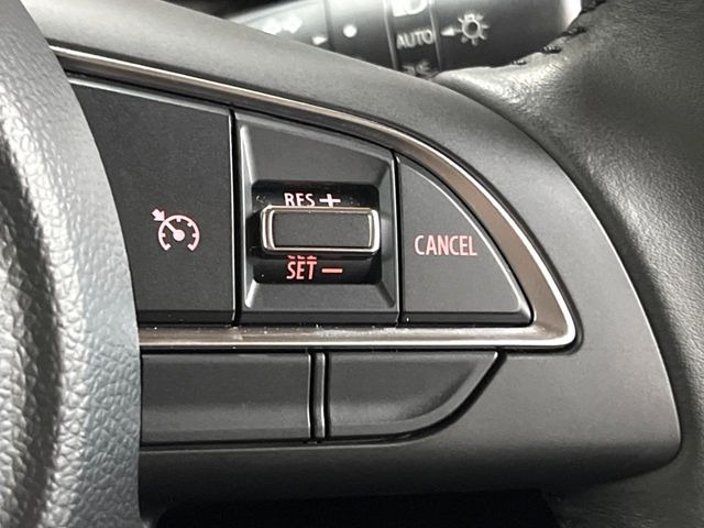 【クルーズコントロール】高速道路もラクラク走行。アクセルを離しても一定速度で走行ができ、長距離運転時の負担を軽減!加速・減速も簡単なスイッチ操作で調整できます。
