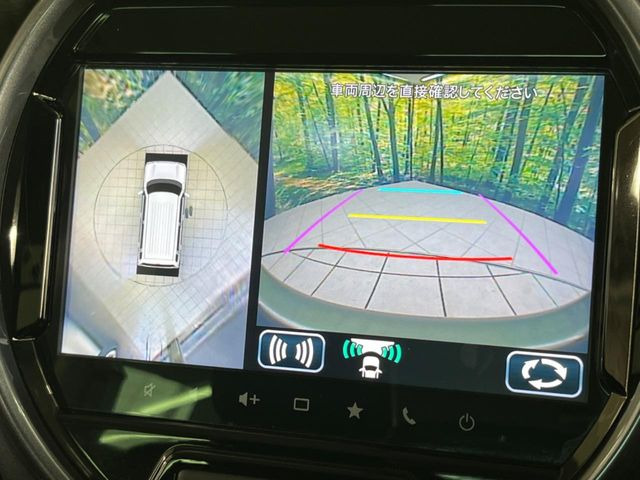 【全方位モニター用カメラ】専用のカメラにより、上から見下ろしたような視点で360度クルマの周囲を確認することができます☆死角部分も確認しやすく、狭い場所での切り返しや駐車もスムーズに行えます。