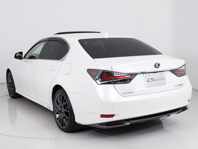 個性的なリアビューで御座います。精悍な佇まいは高級車ならではです。