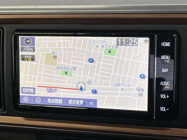 純正ナビ付きでお出かけも安心♪