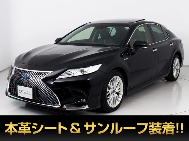 カムリ(トヨタ) 2.5 G レザーパッケージ　サンルーフ スピンドル 黒本革 SDナビ 中古車画像