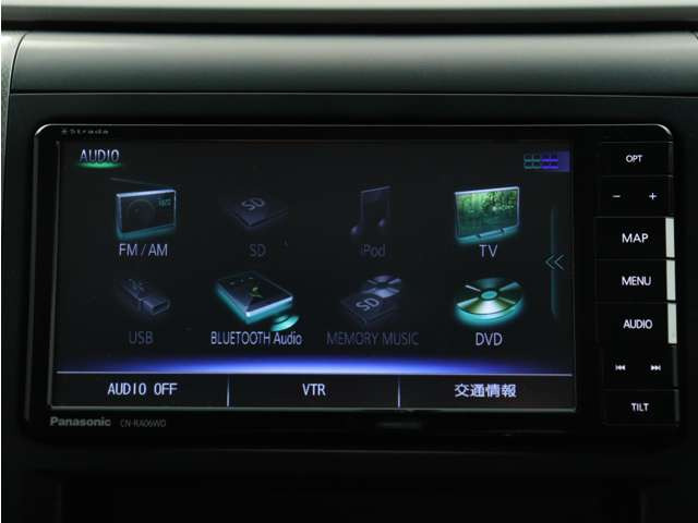 �ySTRADA���������[�i�r�Q�[�V�����V�X�e�������zBluetooth�ڑ��͂������ACD��DVD�Đ��A�����^���@�\�ȂǑ��ʂȋ@�\����葵���Ă���܂�!