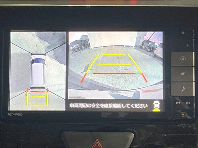 【パノラマモニター】専用のカメラにより、上から見下ろしたような視点で360度クルマの周囲を確認することができます☆死角部分も確認しやすく、狭い場所での切り返しや駐車もスムーズに行えます。