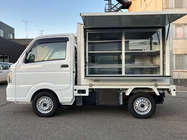 キャリイ移動販売冷凍車 1WAY 40リットル 清水・排水タンク仕様 4WD