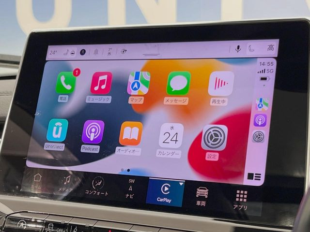 ��Apple Car Play:�X�}�z�Ƃ̗L���ڑ��ŁA�i�r�E�I�[�f�B�I�Đ��ȂǃX�}�z�̃A�v���@�\����ʂł��g����֗��@�\�ł�!