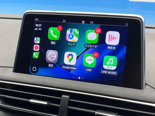 ��Apple Car Play:�X�}�z�Ƃ̗L���ڑ��ŁA�i�r�E�I�[�f�B�I�Đ��ȂǃX�}�z�̃A�v���@�\����ʂł��g����֗��@�\�ł�!