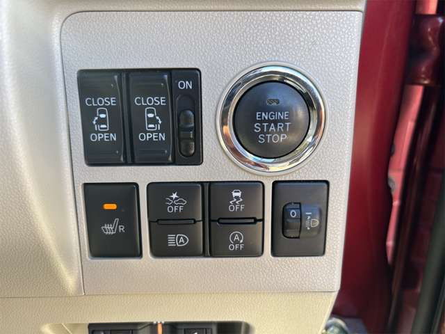 プッシュスタートシステム  両側電動スライド シートヒーター