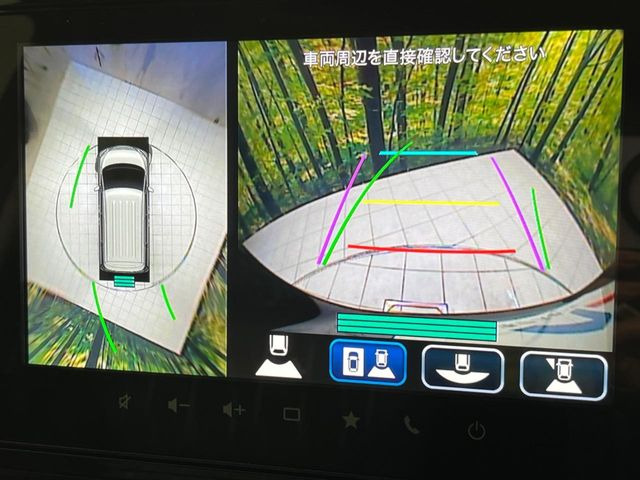 【全方位モニター用カメラ】専用のカメラにより、上から見下ろしたような視点で360度クルマの周囲を確認することができます☆死角部分も確認しやすく、狭い場所での切り返しや駐車もスムーズに行えます。