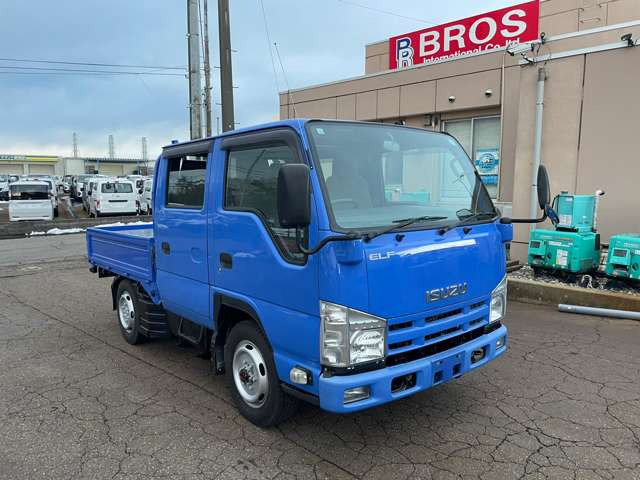 エルフ3.0 ダブルキャブ フルフラットロー ディーゼル 4WD
