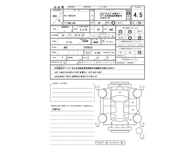 N-WGNL ホンダ センシング