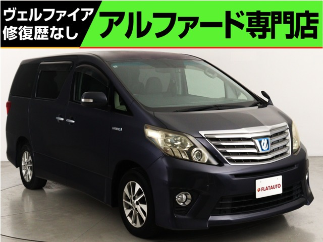 アルファードハイブリッド(トヨタ) 2.4 SR 4WD　(禁煙車)(純正8インチナビ)(後席モニター)( 中古車画像