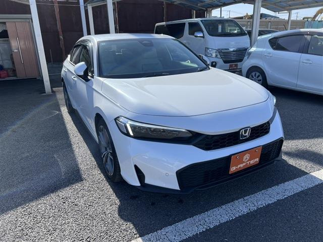 シビック（ホンダ）2.0 e:HEV LX　後期型 禁煙車 純正9インチナビ 中古車画像