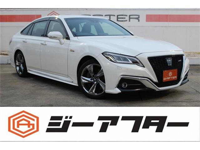 クラウン（トヨタ）ハイブリッド 3.5 RS アドバンス　禁煙車 黒革シート 純正ナビ フルセグ 中古車画像