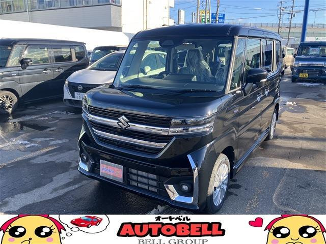 スペーシアカスタム(スズキ) ハイブリッド(HYBRID) GS 4WD　届出済未使用車 スズキセーフティS 中古車画像