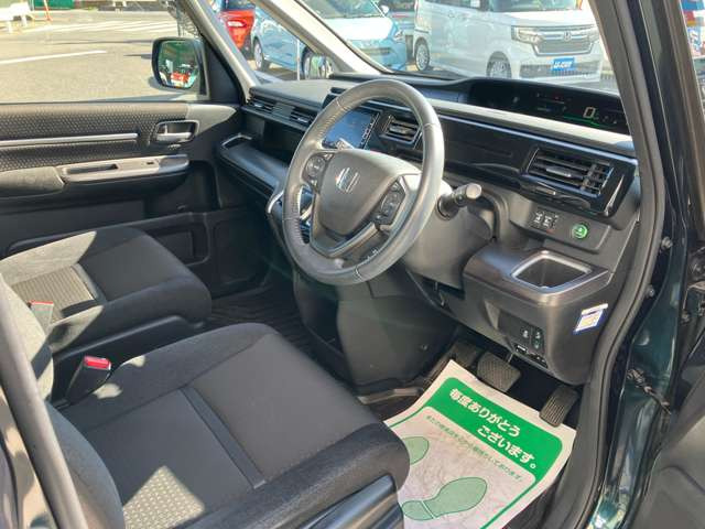 綺麗な前席です