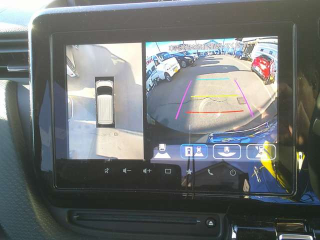 ���S���ʃ��j�^�[���N���}��^�ォ�猩���낵�Ă��邩�̂悤�ȉf���ɂ���ĎԌɓ����c�񒓎ԂȂǂ̒��Ԏ��Ɏ��Ԃƒ��Ԉʒu�̊֌W���ЂƖڂŊm�F�ł��X���[�X�Ȓ��Ԃ��T�|�[�g���܂�!