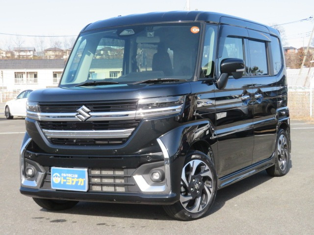 スペーシアカスタム(スズキ) ハイブリッド(HYBRID) XSターボ　純正9インチコネクトナビ フルセグTV 中古車画像