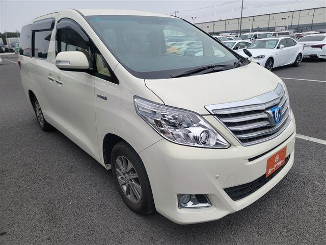 アルファードハイブリッド(トヨタ) 2.4 G 4WD　禁煙車 純正ナビ フルセグTV 中古車画像