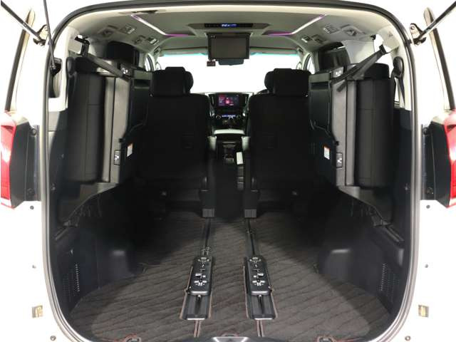 ミニバン最大級のスペース!ご家族、お友達とのキャンプやバーベキューほか、お仕事でも十分な容量が有ります!