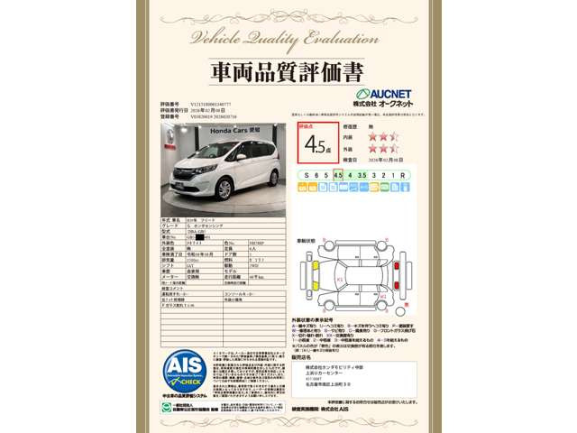 フリード1.5 G ホンダセンシング