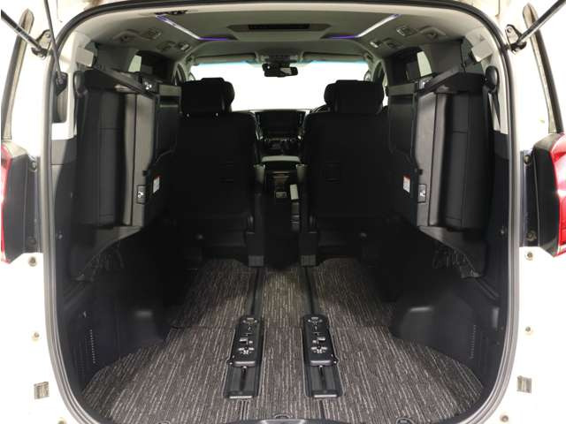 ミニバン最大級のスペース!ご家族、お友達とのキャンプやバーベキューほか、お仕事でも十分な容量が有ります!