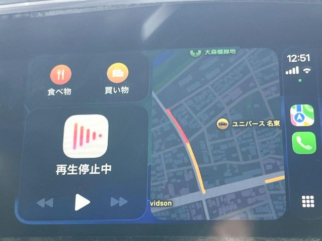 ��Apple Car Play:�X�}�z�Ƃ̗L���ڑ��ŁA�i�r�E�I�[�f�B�I�Đ��ȂǃX�}�z�̃A�v���@�\����ʂł��g����֗��@�\�ł�!