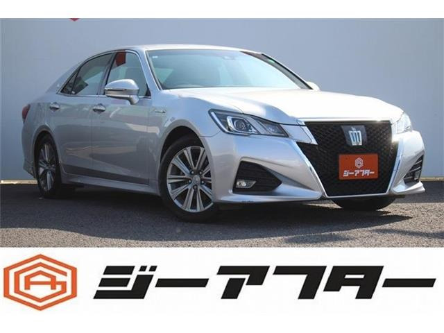 クラウンアスリート（トヨタ）ハイブリッド 2.5 S　後期型 禁煙車 純正8型ナビ フルセグTV 中古車画像