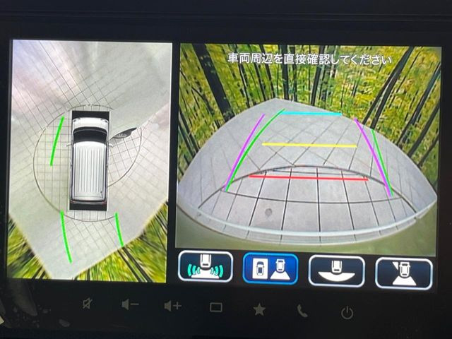 【全方位モニター用カメラ】専用のカメラにより、上から見下ろしたような視点で360度クルマの周囲を確認することができます☆死角部分も確認しやすく、狭い場所での切り返しや駐車もスムーズに行えます。