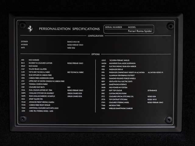 ローマスパイダーF1 DCT