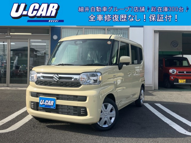 スペーシア（スズキ）ハイブリッド(HYBRID) G　届出済未使用車 オーディオレス 中古車画像