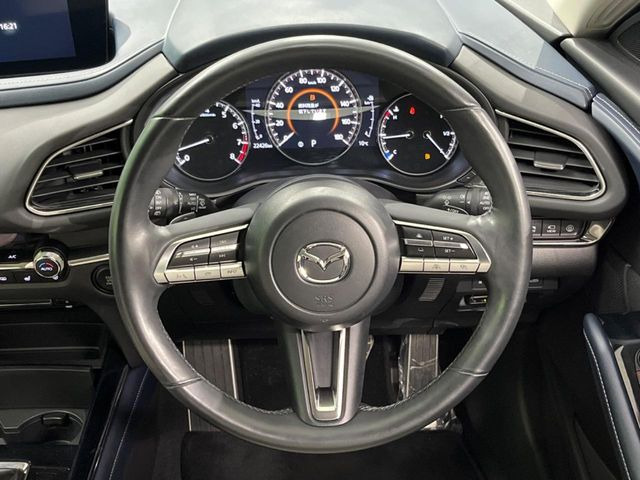 �C���e���A�ɍ��킹���f�U�C���̃X�e�A�����O�́A�^�]�������̂��Ƃ��l���A�^�]���₷���`��A�傫���ł��B�����x�A���ۂɐG���Ă��m���߂��������B