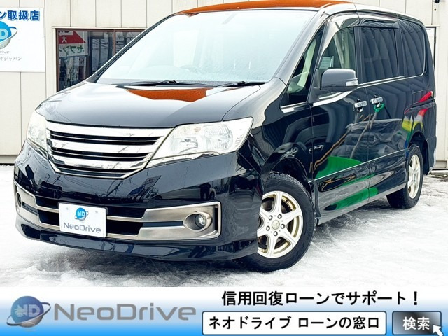セレナ（日産）2.0 ライダー 4WD　1年保証 寒冷地仕様 純正ナビ 中古車画像