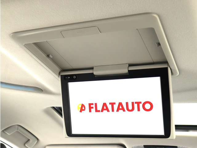 【後席モニター!】フリップダウンモニター完備!お子さまも映像を見ながら、快適に楽しくお過ごしいただけます♪ミニバンでは欠かせない大人気装備です!!