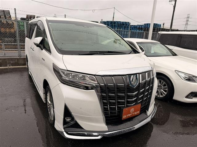 アルファード(トヨタ) ハイブリッド 2.5 G Fパッケージ E-Four 4WD　禁煙車 アルパイン11型ナビ 後席モニター 中古車画像