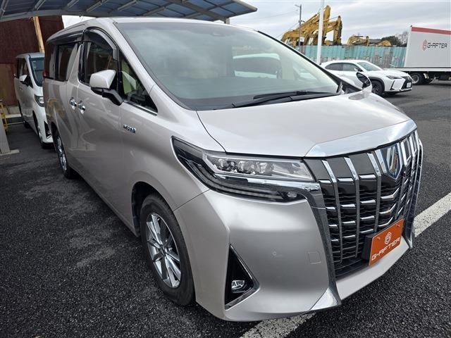 アルファード（トヨタ）ハイブリッド 2.5 G E-Four 4WD　後期型 禁煙車 純正9インチナビ 中古車画像