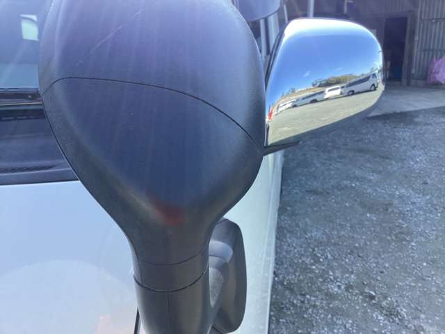メッキ電動格納ミラー!