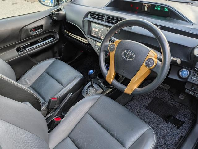 アクア1.5 G ブラックソフトレザーセレクション