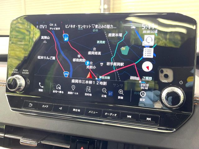 【大画面ナビ】人気の大型12.3インチナビを装備。存在感のある大画面はインパクト大!ナビ利用時のマップ表示は見やすく、テレビやDVDは臨場感がアップ!いつものドライブがグッと楽しくなります♪