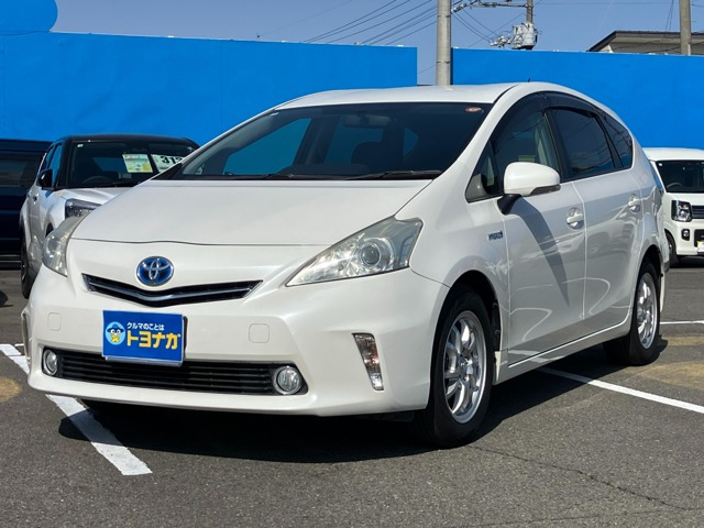 プリウスα(トヨタ) 1.8 S　純正ナビ TV バックカメラ ETC 雹凹 中古車画像