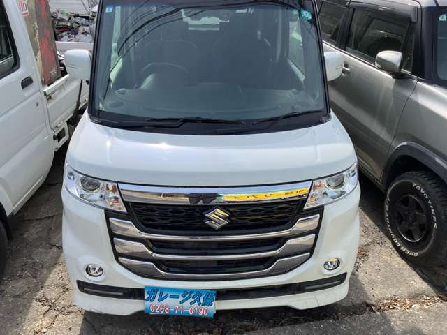 スペーシアカスタムZターボ ユーティリティパッケージ デュアルカメラブレーキサポート 4WD