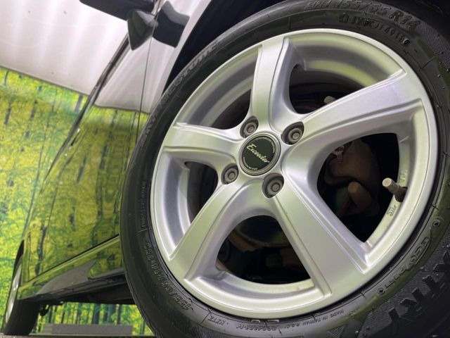 【14インチアルミホイール】外観にマッチしたアルミホイールを装着しております。各種アルミホイールや、スタッドレスタイヤも取扱いしております。是非ご相談ください♪
