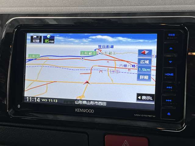 社外ナビ付きでお出かけも安心♪