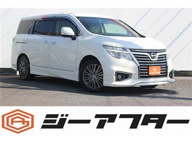 エルグランド（日産）2.5 250ハイウェイスターS ホワイトレザー アーバンクロム　禁煙車 純性ナビ 360&amp;deg;カメラ 中古車画像