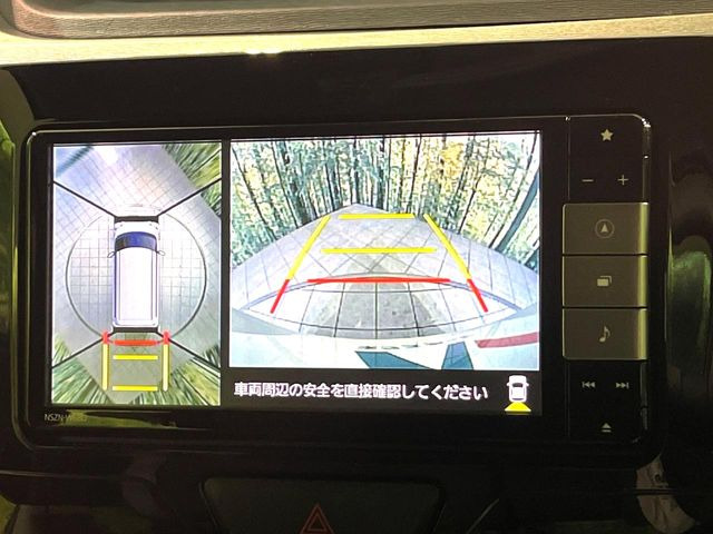 【パノラマモニター】専用のカメラにより、上から見下ろしたような視点で360度クルマの周囲を確認することができます☆死角部分も確認しやすく、狭い場所での切り返しや駐車もスムーズに行えます。