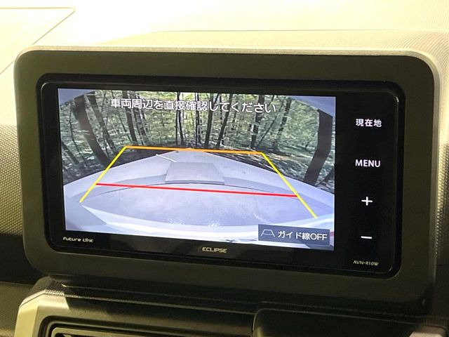 【バックカメラ】駐車時に後方がリアルタイム映像で確認できます。大型商業施設や立体駐車場での駐車時や、夜間のバック時に大活躍!運転スキルに関わらず、今や必須となった装備のひとつです!
