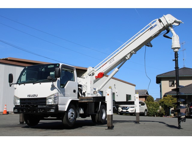 エルフ(いすゞ) 穴掘建柱車 アイチ D50A 中古車画像
